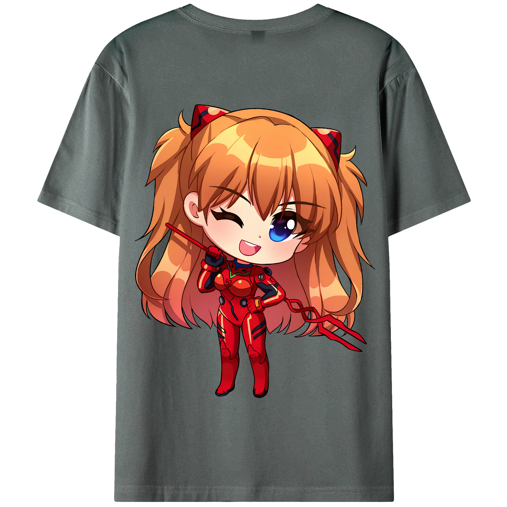 （画像用） EVA 新世紀エヴァンゲリオン 綿100％半袖Tシャツ（背面プリント）
